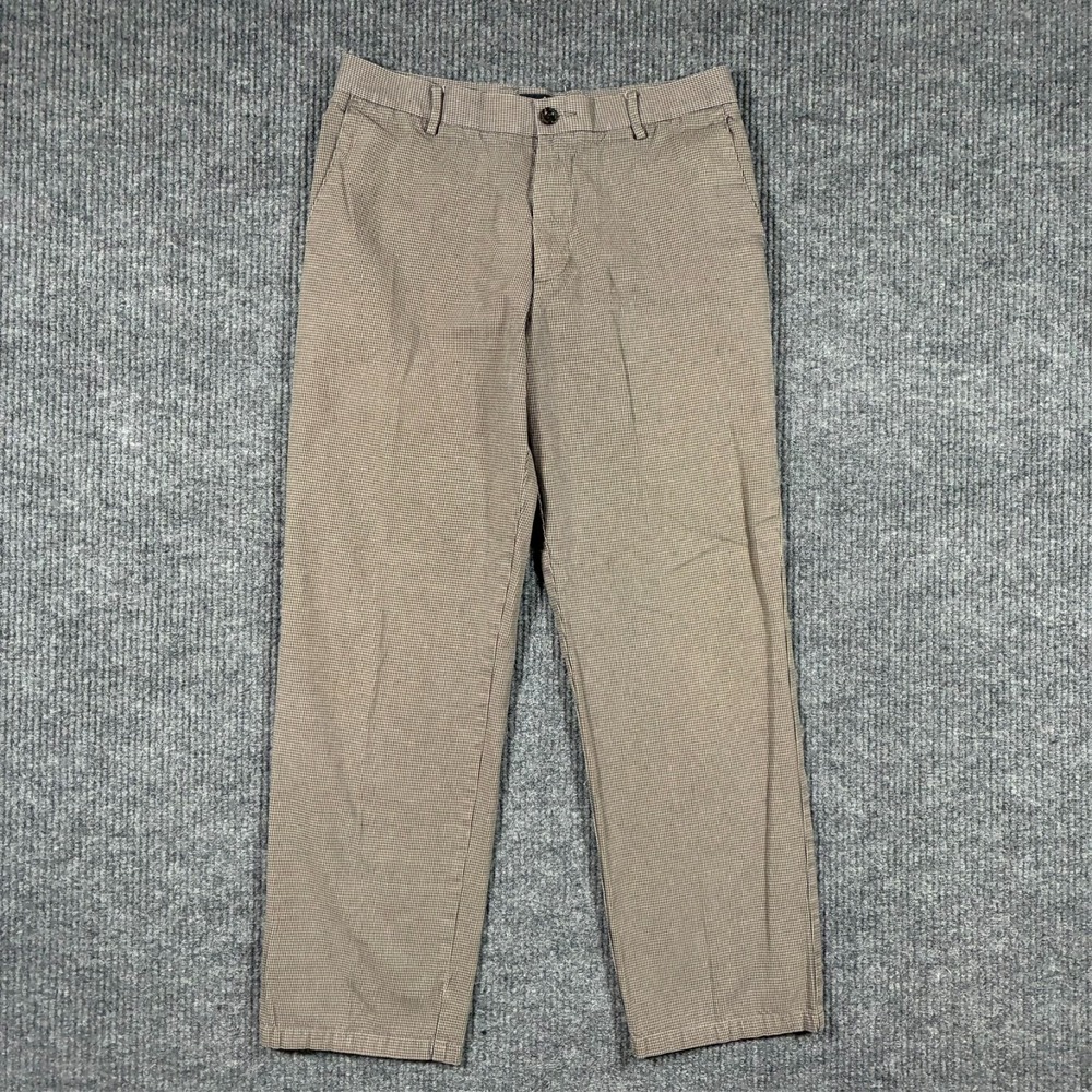 Dockers D2 Mens Signature Khaki‎ Pants Size 33x32 Beige Straight Fit Mid Rise